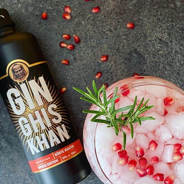 GIN GHIS KHAN - Börte Khatun - Infused Gin - Cocktail